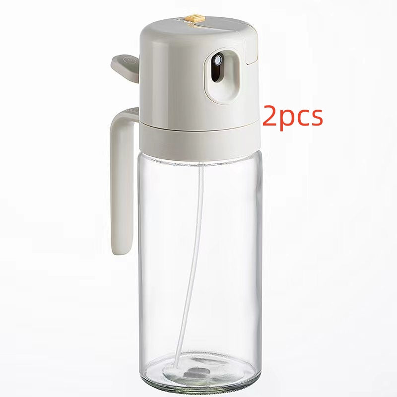 Dual Spray & Oil Dispenser Bottle made for Kitchen Cooking & Baking