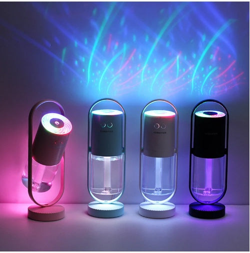 Magic Shadow Humidifier – USB Portable Mist Maker with Projection Night Light