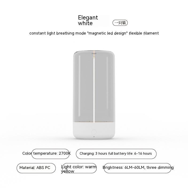 Rechargeable LED Camping Light – Portable Type-C Lantern with Durable Anti-Drop Design & Ambient Glow